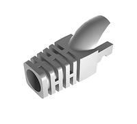 VIVOCH 50 Pcs Cat5 Cat5E Cat6 Strain Relief Boot, RJ45 Plug Connector Cover Modular Network Plug Connector Cap Cable Connector Boots, LightGrey