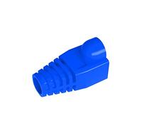 VIVOCH 50 Pcs Cat5 Cat5E Cat6 Strain Relief Boot, RJ45 Plug Connector Cover Modular Network Plug Connector Cap Cable Connector Boots, Blue
