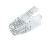 VIVOCH 50 Pcs Cat6 Cat6A Cat7 Strain Relief Boot, RJ45 Plug Connector Cover Modular Network Plug Connector Cap Cable Connector Boots, Transparent