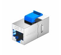 VIVOCH 6 Pcs Cat7 Keystone Coupler, Cat7 Keystone Jack Inline Coupler Sheilded RJ45 8P8C Cat7/Cat7A up to 10Gbps for Ethernet LAN Cable Extender Adapter