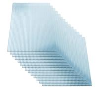 Vivodo Lot de 14 plaques de serre de 4 mm | Lot de 14 plaques creuses en polycarbonate | Dimensions : 70 x 150 cm