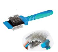 Vivog Double Face Flexible pour Animal Domestique Brosse à démêler