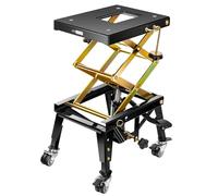 VIVOHOME Cric de Moto160kg Hauteur de Levage 34-85cm Pont Élévateur Hydraulique Plate-Forme Antidérapante Table Élévatrice pour ATV Dirtbike Noir