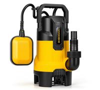 VIVOHOME Pompe Submersible 300W 10000L/H avec Interrupteur à Flotteur | Pompe d'Évacuation de Relevage Économe, Hauteur de Refoulement 6m, Protection Thermique, pour Bassin, Jardin, Piscine