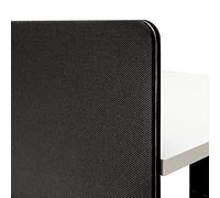 Vivol Duo Séparateur pour bureau double moteur 2 x 2 Noir 140 x 80 cm