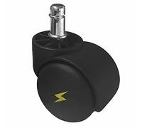 Vivol Lot de 5 roulettes pour chaise de bureau (ESD)