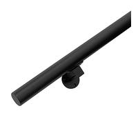 Vivol Main courante - INOX Noir Avec supports - 150cm