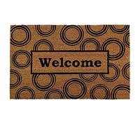 Vivol Paillasson coco Welcome 50 x 80 cm - Antidérapant, sans poussière et efficace contre la saleté
