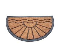 Vivol Paillasson en caoutchouc avec coco (semi-circulaire)