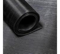 Vivol Rouleau de tapis en caoutchouc - Rainures de 3 mm d'épaisseur - Largeur : 140 cm - Par mètre courant