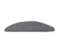Vivol Spurt Grey Lot de 15 tapis d'escalier 21 x 65 cm avec crochets 4 cm