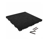 Vivol Tapis de protection de sol anti-chute avec système d'emboîtement - 50 x 50 cm - Qualité certifiée TÜV - Pour aire de jeux, crèche, école - Tapis de sol pour fitness et crossfit - Découpable (45
