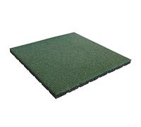 Vivol Tapis de protection de sol de qualité supérieure - Vert - 50 x 50 cm x 25 mm - Certifié TÜV - Pour aire de jeux, crèche, école - Tapis de sol pour fitness et crossfit - Découpable