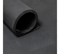 Vivol Tapis de sol en caoutchouc SBR Cobra 3 mm - Rouleaux au mètre - Largeur 170 cm - Anti-fatigue - Noir - Uni