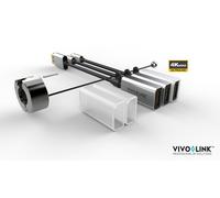 Vivolink Anneau Adaptateur Pro USB-C, DisplayPort, Mini DisplayPort 4K@60Hz