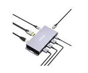 Vivolink bundle VISIOPACK5+10 - Hub de salle - USB-C de 5m - charge 100W - câble caméra 10m - câble HDMI 10m