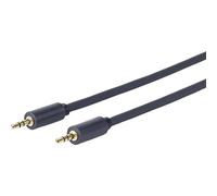 VivoLink - Câble audio - mini-phone stereo 3.5 mm mâle pour mini-phone stereo 3.5 mm mâle - 12 m - double blindage - noir