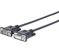 Vivolink Câble RS232 Pro Mâle-Femelle 2 m, connecteurs D-Sub 9 broches plaqués or, cuivre 99,9%, blindé