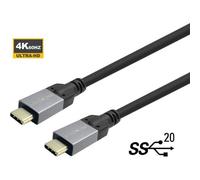 - Câble USB - 24 pin USB-C (M) pour 24 pin USB-C (M) - USB 3.2 Gen 1 - 5 - 20 V - 5 A - 5 m - Alimentation USB (100 W), prise en charge de 4K60Hz