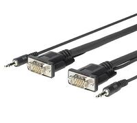 Pro vga micro + audio 1.8 m high flexible jacket. profusion provgamcs1.8