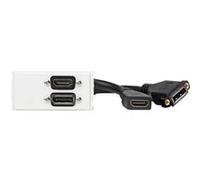 Vidéoprojecteur VivoLink Outlet Panel Displayport+HDMI v1.4, WI221267 (v1.4 For Schneider / Thorsman CYB, TEK, Optiline system or surface wall mounting.)