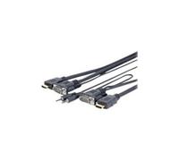 Vivolink PROVGAHDMIFLY7 câble vidéo et adaptateur 5 m VGA (D-Sub) + 3,5 mm HDMI Type A (Standard) Noir