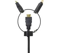 VivoLink Adaptateur de câble Proadring2 – HDMI Mini + HDMI Micro, Mâle/Femelle, Noir