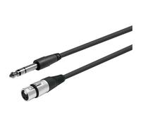 Vivolink PROAUDXLRFJACKS1 câble audio 1 m XLR 6,35 mm Noir