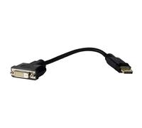 Vivolink PRODPADAPDVI câble vidéo et adaptateur 0,2 m DisplayPort DVI-D Noir