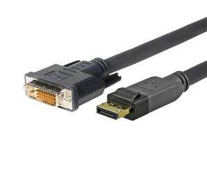 Vivolink PRODPDVI5 câble vidéo et adaptateur 5 m DisplayPort DVI-D Noir