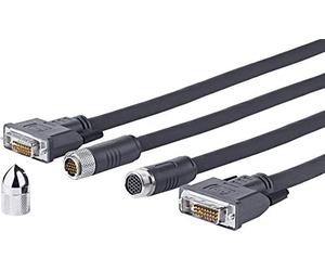 VivoLink PRODVICW15 Câble DVI 15 m DVI-D Noir - Câbles DVI (15 m, DVI-D, DVI-D, Femelle, Femelle, Noir)