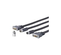 Pro DVI-D Cross Wall cable 20M Support 1920*1080P 60Hz Required hole in wall 16mm