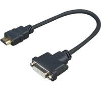 VivoLink PROHDMIADAPDVI 0.2m HDMI DVI Noir Adaptateur de câble vidéo (PROHDMIADAPDVI)