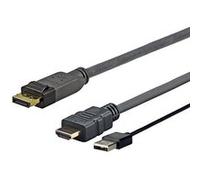 VivoLink Pro - Câble vidéo - DisplayPort mâle pour USB, HDMI mâle - 1 m - support 4K