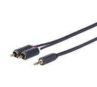 Vivolink PROMJRCA7 câble audio 7 m 3,5mm 2 x RCA Noir