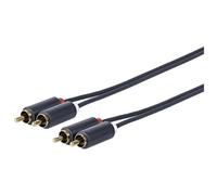 Vivolink PRORCARCA12 câble audio 12 m 2 x RCA Noir