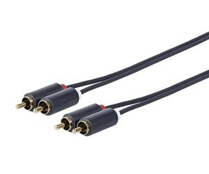 Vivolink PRORCARCA30 câble audio 30 m 2 x RCA Noir