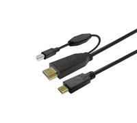VivoLink Câble USB PROUSBCHDMIUSBB5 USB 3.2 Gen 1 (3.1 Gen 1) 5 m USB C Noir