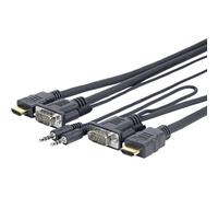 Vivolink PROVGAHDMIFLY3 câble vidéo et adaptateur 3 m VGA (D-Sub) + 3,5 mm Noir