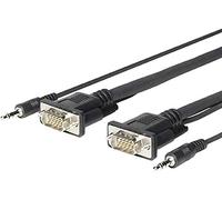 VivoLink PROVGAMCS7 câble vidéo et adaptateur 7 m VGA (D-Sub) + 3,5 mm Noir - Câbles vidéo et adaptateurs (7 m, VGA (D-Sub) + 3,5 mm, VGA (D-Sub) + 3,5 mm, Mâle, Mâle, Droit)
