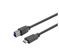 VivoLink Câble USB-C mâle vers USB-B mâle W126794329 15 m Noir
