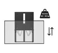 Vivolink VLMW-FLEXI-L support d'écran plat pour bureau 90" Mur Noir