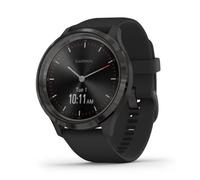 Garmin vívomove 3 Lunette gray en acier inoxydable avec bracelet en silicone et boîtier noir 44mm