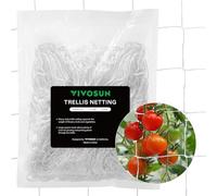 VIVOSUN Filet de Treillis pour Plantes de 1.5 x 9.1 m, Filet de Culture en Polyester Robuste pour Jardin avec Maille Carrée pour Plantes Grimpantes, Légumes, Fruits et Fleurs, 1 Paquet