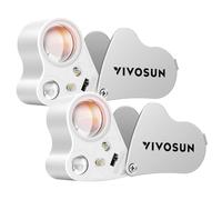 Vivosun Lot de 2 loupes Blanc