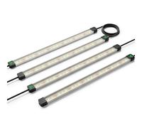 VIVOSUN Lumaray Lampe de Culture LED 40cm, Set de 4, Éclairage Latéral à Spectre Complet (60% Lumière Rouge) pour +25% Rendement, pour Serres de Culture, Fixation Magnétique, Compatible SGS