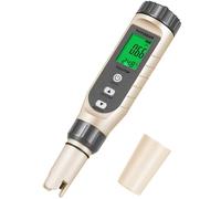 VIVOSUN pH-Mètre Numérique 3-en-1 Avec ATC, ±0,1 pH Précision, Mesureur Qualité Eau 0-14 pH Pour Hydroponie, Eau Maison & Piscines