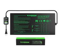 VIVOSUN Tapis Chauffant 52x122cm, avec Régulateur de Température Intégré, Tapis Chauffant étanche Certifié UL et MET pour Hydroponique