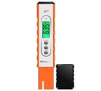 VIVOSUN Testeur de pH numérique 0,01 haute précision avec plage de mesure du pH de 0 à 14 pour la maison, la piscine et l'aquarium, avec ATC, orange