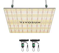 VIVOSUN VS3000 LED Grow Light with Full Spectrum Diodes & Daisy Chain Driver Dimmable Lights Sunlike for Seedling Veg & Bloom 300W Plant Grow Lamps for 3x3/4x4 Grow Tent